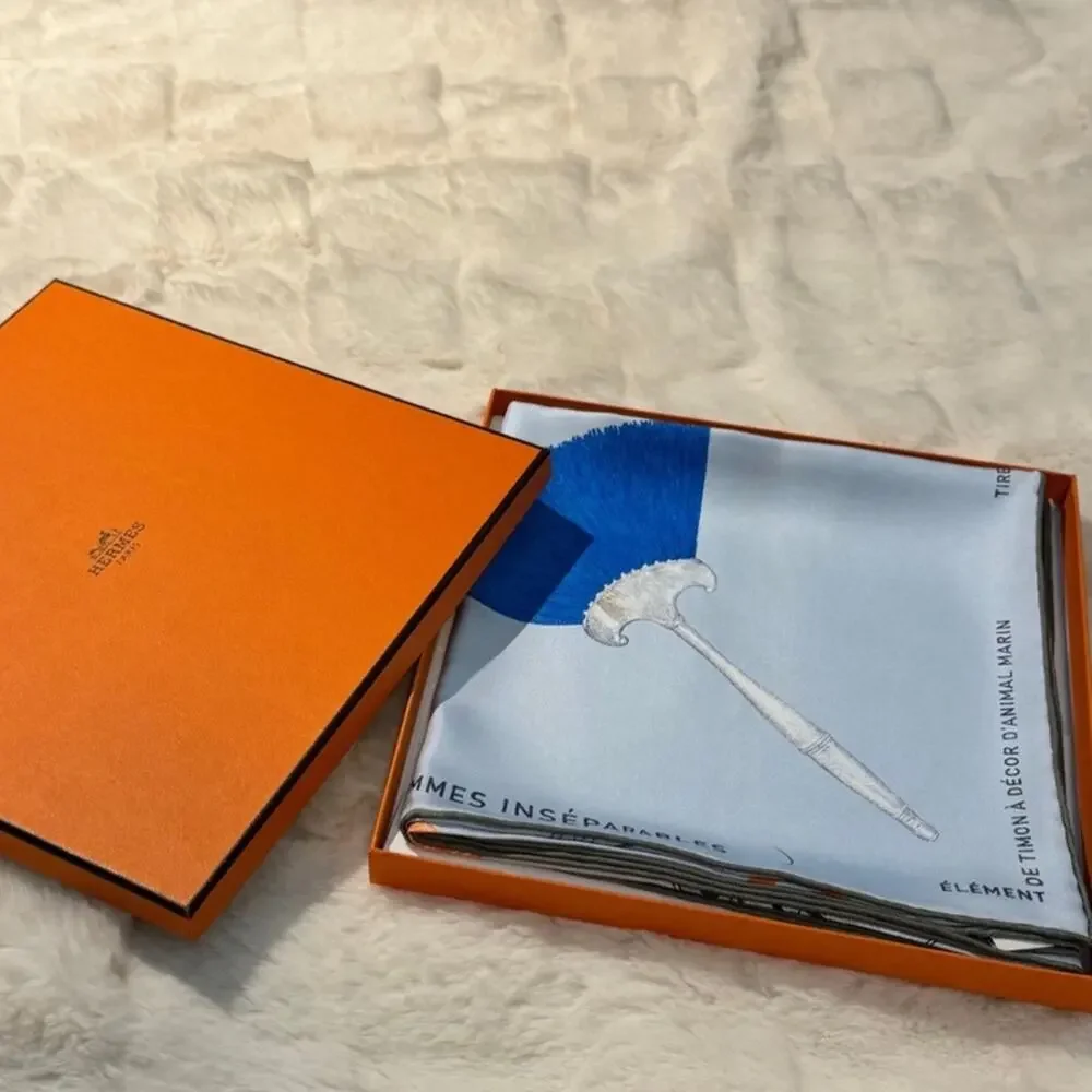 Hermès silk scarf 90